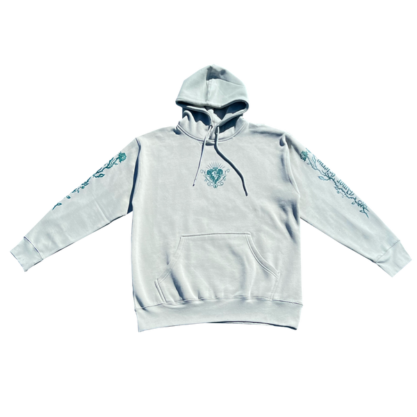 JARDÍN DEL AMOR HEAVYWEIGHT HOODIE (SAGE)