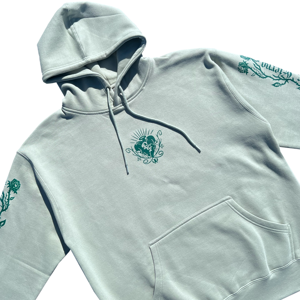 JARDÍN DEL AMOR HEAVYWEIGHT HOODIE (SAGE)