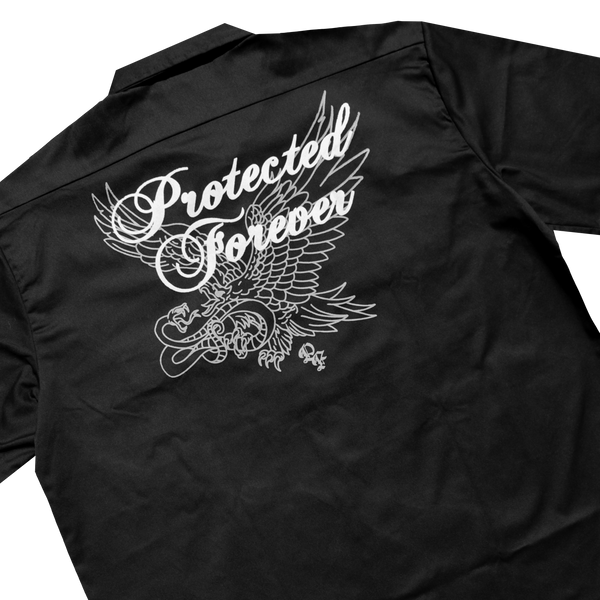 PROTECTED FOREVER WORK BUTTON UP