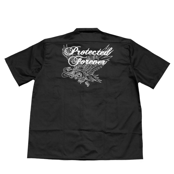 PROTECTED FOREVER WORK BUTTON UP