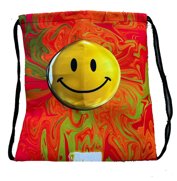 ALL SMILES DRAWSTRING BACKPACK