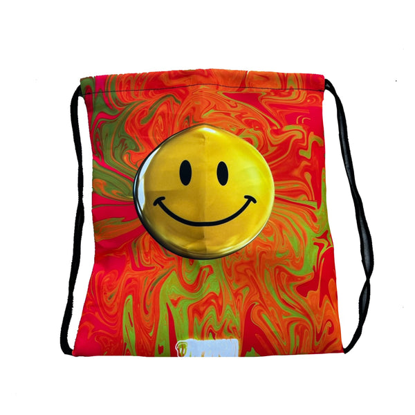 ALL SMILES DRAWSTRING BACKPACK