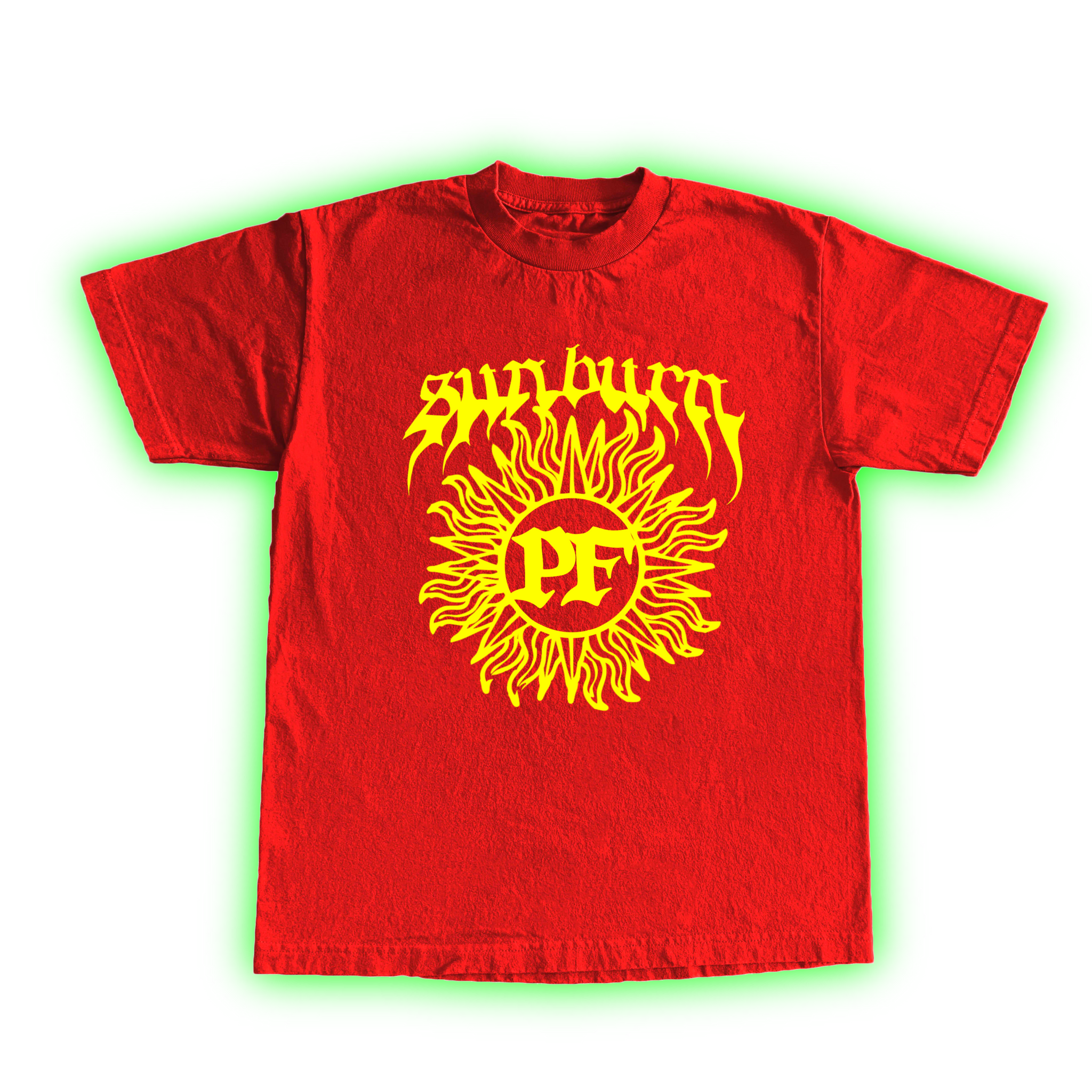 sunburn tee (red)