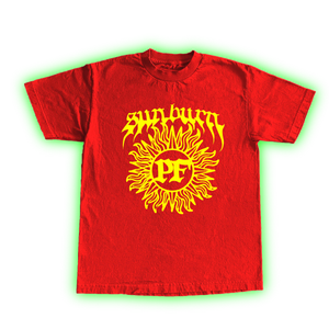 sunburn tee (red)