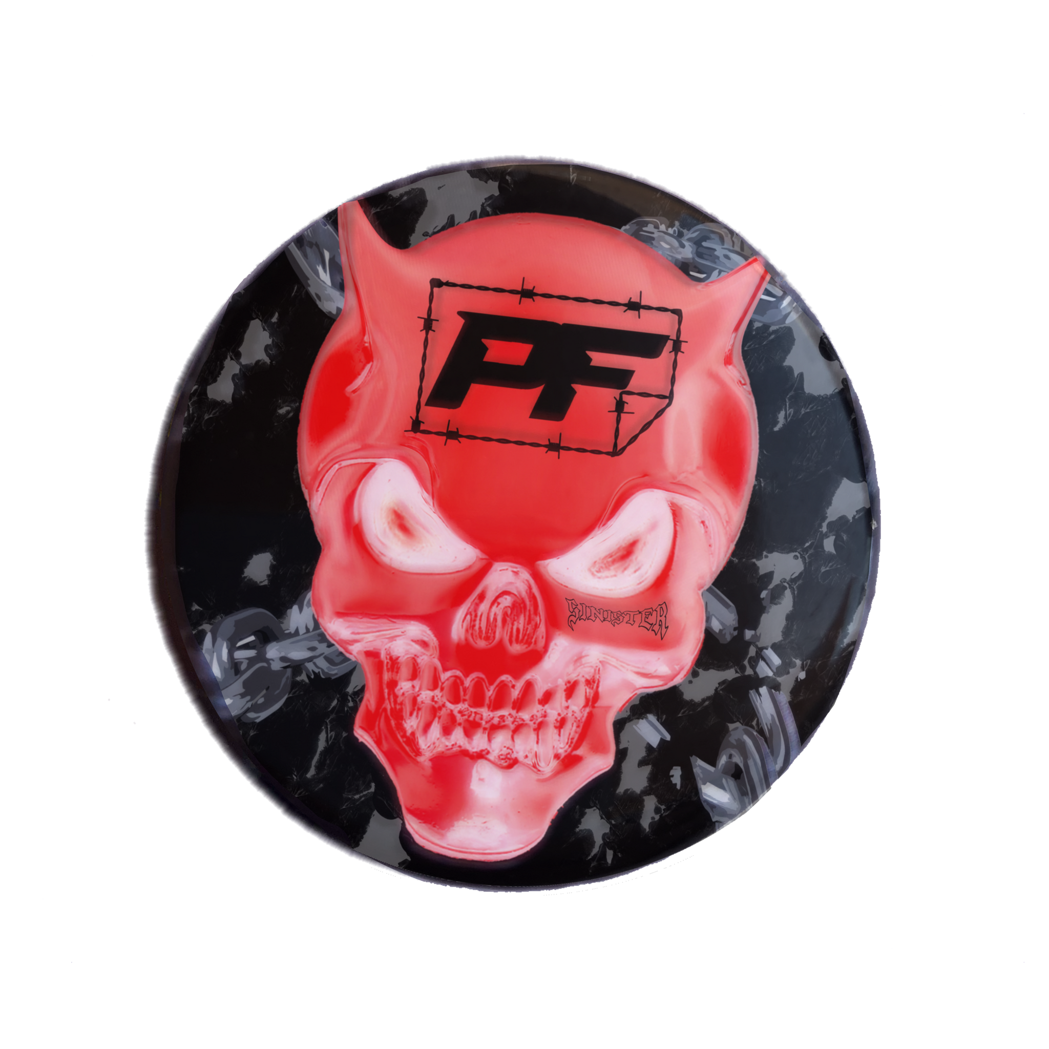 red skull button pack